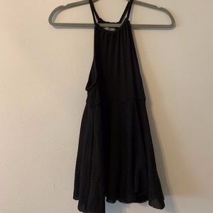 Black Halter Top